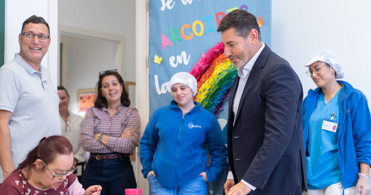Alejandro Marichal en un acto del Municipio de San Bartolomé de Tirajana
