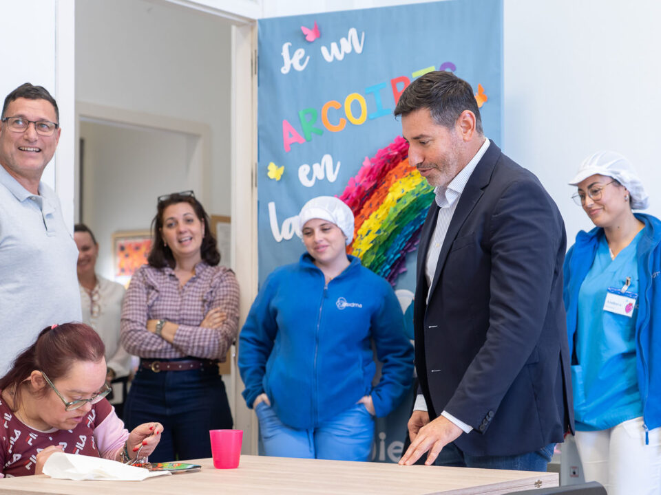 Alejandro Marichal en un acto del Municipio de San Bartolomé de Tirajana
